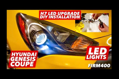BLACK FRIDAY DEALS FEATURING PRODUCTS FROM OUR POPULAR YOUTUBE VIDEOS: HYUNDAI GENESIS H7 LED LIGHTS AND H7 ADAPTORS INSTALLATION