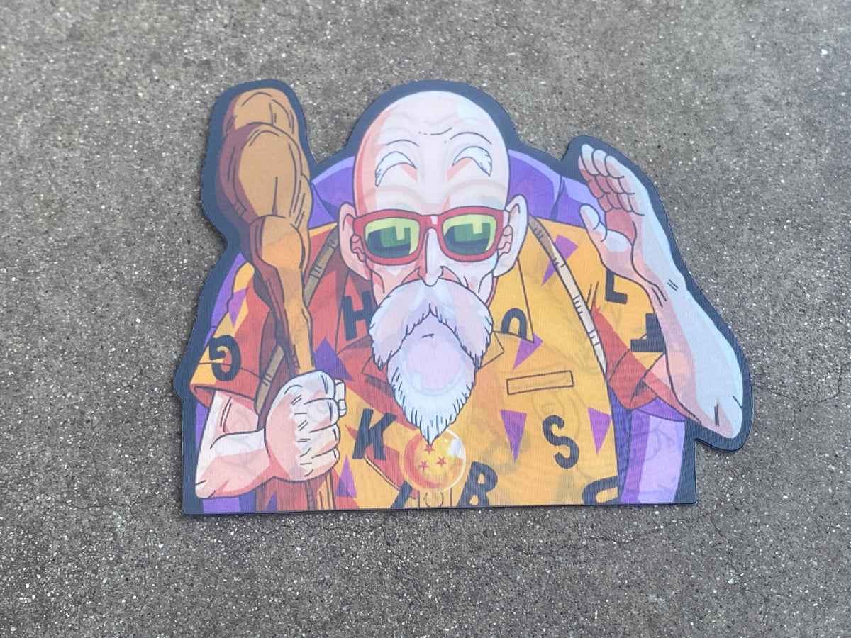 Master Roshi Dragon Ball Z 3D Anime Sticker Decal – Firm400
